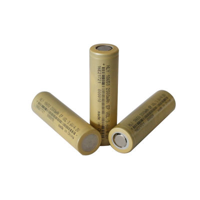 2000mah 18650 เซลล์แบตเตอรี่ลิเธียมไอออนแบบชาร์จไฟได้ 500 เท่าอัตราสูง