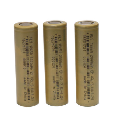 เซลล์ลิเธียมไอออนแบบชาร์จได้ 2000mah, แบตเตอรี่ลิเธียม 3.6V 18650