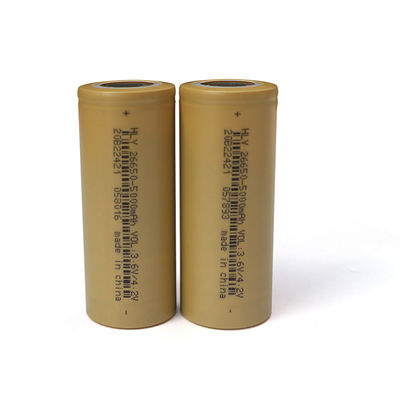 แบตเตอรี่ลิเธียมไอออน CE NCM 5000mAh 26650 แบตเตอรี่ลิเธียมไอออนความหนาแน่นสูง