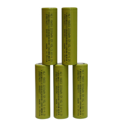 HLY แบบชาร์จไฟได้ทรงกระบอก 2200mah 18650 แบตเตอรี่สำหรับจักรยานไฟฟ้า