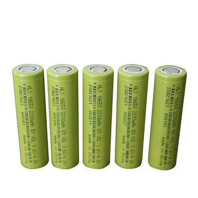 HLY แบบชาร์จไฟได้ทรงกระบอก 2200mah 18650 แบตเตอรี่สำหรับจักรยานไฟฟ้า