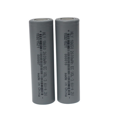 HLY ความจุสูง 18650 แบตเตอรี่ 2600mAh 3.6V แบตเตอรี่ลิเธียมไอออนแบบรีชาร์จ