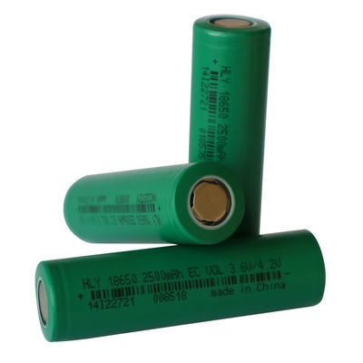 NCM 500 ครั้ง 3.6V 18650 เซลล์แบตเตอรี่ 2500mah สำหรับรถจักรยานไฟฟ้า
