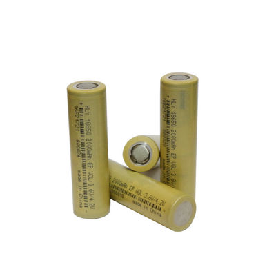 แบตเตอรี่ลิเธียมไอออนแบบชาร์จไฟได้ 500 ครั้ง 2000mAh 3.6 โวลต์สำหรับเครื่องกวาดพื้น