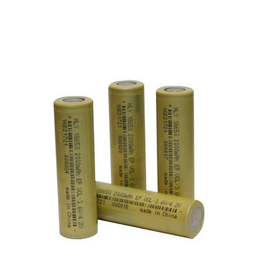 ความปลอดภัยสูง 3.6 โวลต์แบบชาร์จได้ 2000mah 18650 แบตเตอรี่สำหรับสกู๊ตเตอร์ไฟฟ้า