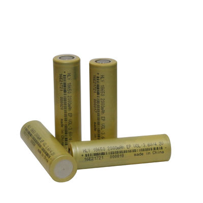 แบตเตอรี่ลิเธียมไอออนแบบชาร์จไฟได้ 500 ครั้ง 2000mAh 3.6 โวลต์สำหรับเครื่องกวาดพื้น