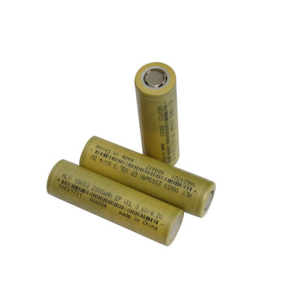แบตเตอรี่ลิเธียมไอออนแบบรีชาร์จพลังงานสูง 3.6v 2000mAh 18650