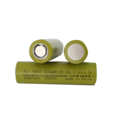 2200mah 18650 แบตเตอรี่ลิเธียมแบบชาร์จไฟได้เองต่ำ เซลล์แบตเตอรี่ลิเธียม
