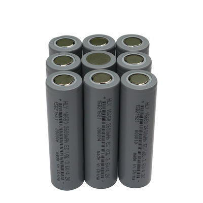 เซลล์พลังงานสูง 3.6 โวลต์ Li Ion 2600mah 18650 แบตเตอรี่สำหรับการจัดเก็บพลังงาน