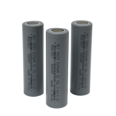 พลังงานสูง 2600mah 3.6v เซลล์แบตเตอรี่ลิเธียมไอออนแบบรีชาร์จสำหรับยานพาหนะไฟฟ้า