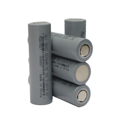 เซลล์แบตเตอรี่ลิเธียมไอออน HLY 2600mah 18650 แบตเตอรี่ 3.6V ชาร์จใหม่ได้ BIS
