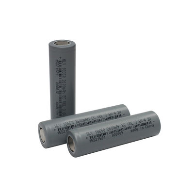 500 ครั้งทรงกระบอก 18650 Li Ion แบตเตอรี่ 3.6V 2600mAh แบตเตอรี่แบบชาร์จได้