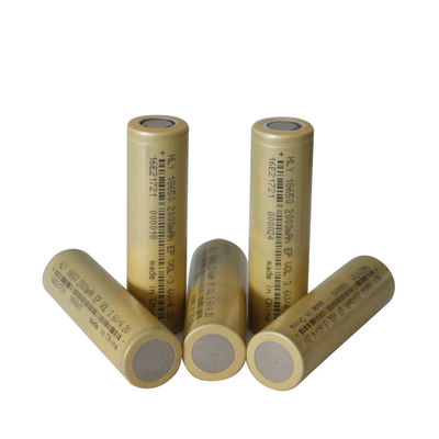 สกู๊ตเตอร์ไฟฟ้า 2000mAh Li Ion เซลล์แบตเตอรี่ทรงกระบอก 3.6V 18650
