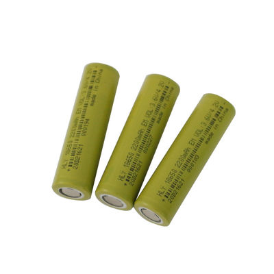 จักรยานทรงตัว 3.6 โวลต์ 2200 มิลลิแอมป์ชั่วโมง Li Ion เซลล์แบตเตอรี่ทรงกระบอกแบบชาร์จใหม่ได้ EN62133