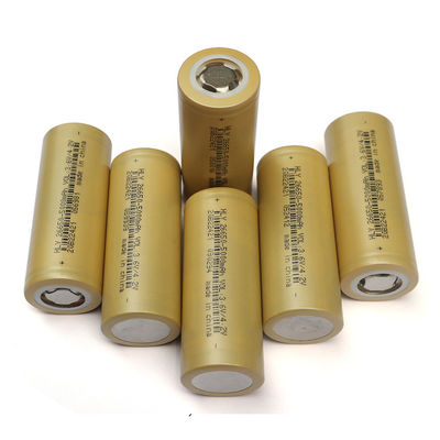 OEM ODM 5000mAh แบตเตอรี่ลิเธียมไอออนความหนาแน่นสูงทรงกระบอกเซลล์26650