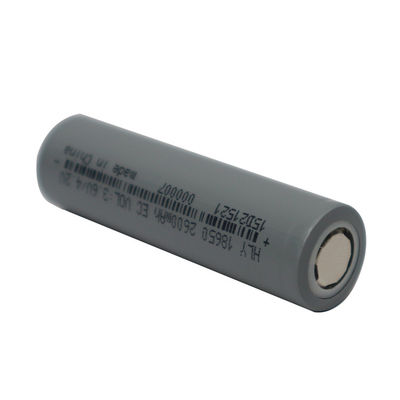 2600mAh 3.6V 18650 เซลล์แบตเตอรี่ลิเธียมไอออนแบบชาร์จไฟได้อายุการใช้งานยาวนาน
