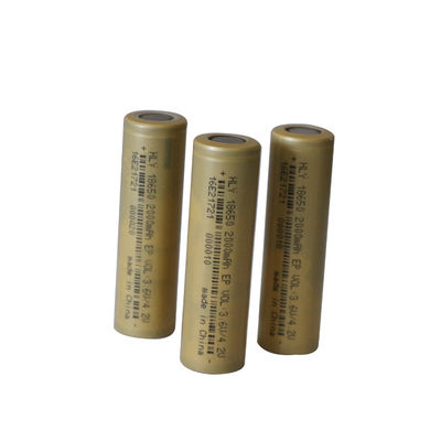 อัตราสูง 3.6V 2000mAh 18650 เปลี่ยนแบตเตอรี่แบบชาร์จไฟได้สำหรับไฟพลังงานแสงอาทิตย์