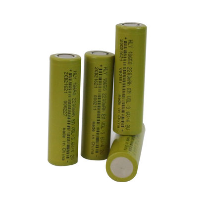 FCC Solar 18650 2200MAh แบตเตอรี่ลิเธียมไอออนแบบชาร์จไฟได้สำหรับไฟสวน