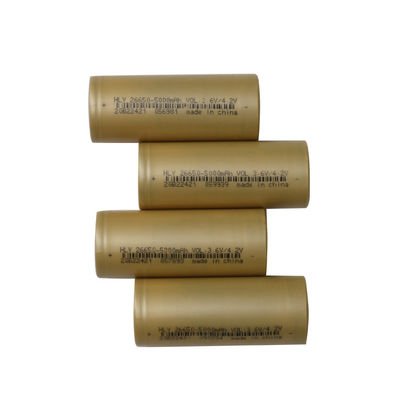 0.5c แบตเตอรี่ลิเธียมระบายสูง 3.6v Li Ion แบตเตอรี่แบบชาร์จไฟสำหรับไฟพลังงานแสงอาทิตย์กลางแจ้ง